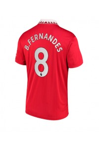 Manchester United Bruno Fernandes #8 Fotballdrakt Hjemme Klær 2022-23 Korte ermer